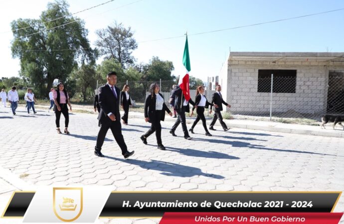celebran en Quecholac el CXII Aniversario de la Revolución Mexicana
