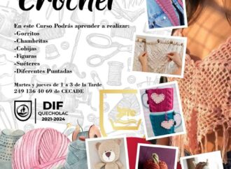 Abren curso de Tejido Crochet en CECADE