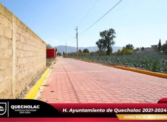 Entregan Obra en San Bartolomé Coscomaya