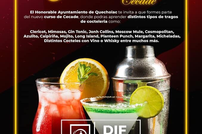 Dan apertura al Curso de Coctelería en CECADE