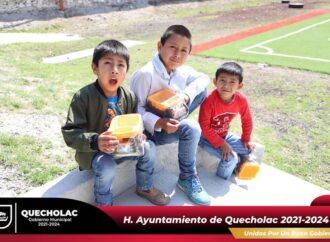 Realizan Caravana de Entrega de juguetes por el día del niño