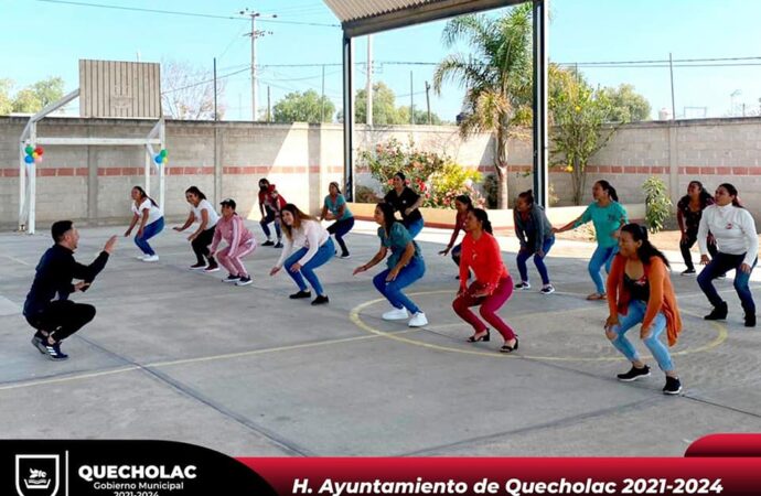Brindan Activación Física en Escuelas de Quecholac