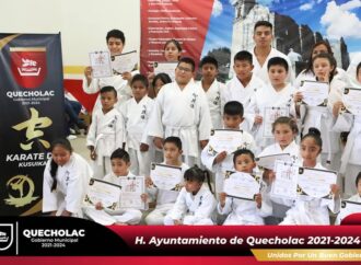 Hacen Demostración de Karate-Do en Quecholac