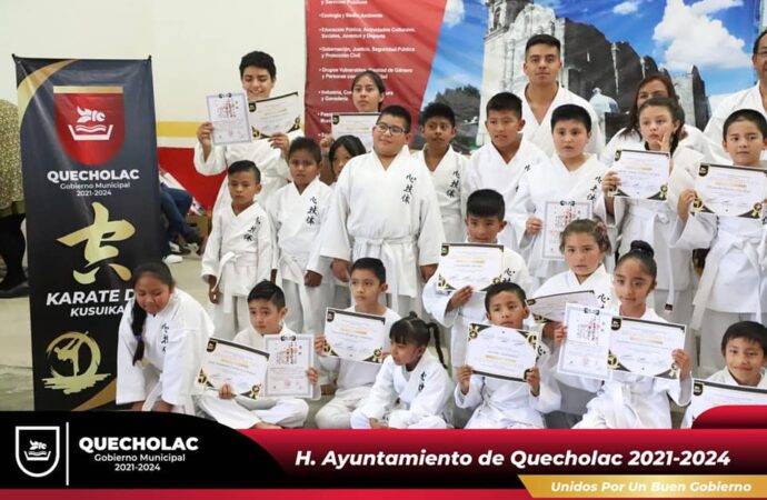 Hacen Demostración de Karate-Do en Quecholac