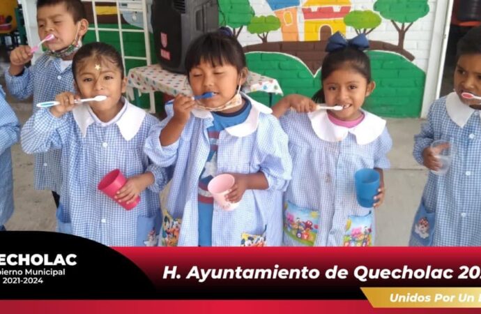 Realizan jornada de Salud Bucal en kínder de la Compañía de Jesús