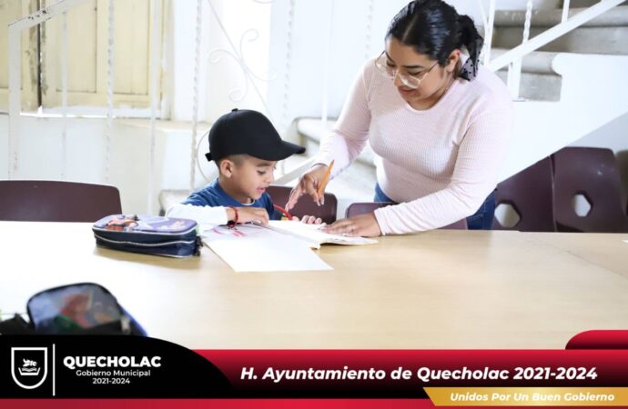 Realizan Curso de Verano en la Biblioteca de Quecholac