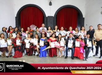Celebran Graduación del curso de Enfermería de CECADE en Quecholac