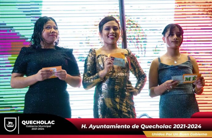 Eligen en Quecholac a la Reina de las Fiestas Patrias