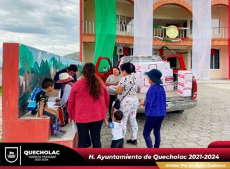 Entregan Apoyo Alimentario de INCONUT por todo el Municipio.