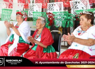 Organizan mañanita Mexicana con los abuelitos de Quecholac