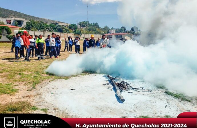 Protección Civil organiza capacitación en Escuela de Villanueva