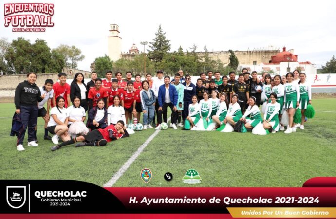 Inician partidos de Futbol a nivel Escolar en Quecholac