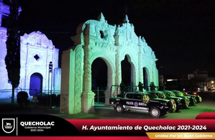 Refuerzan la Seguridad en Quecholac con Patrullas nuevas