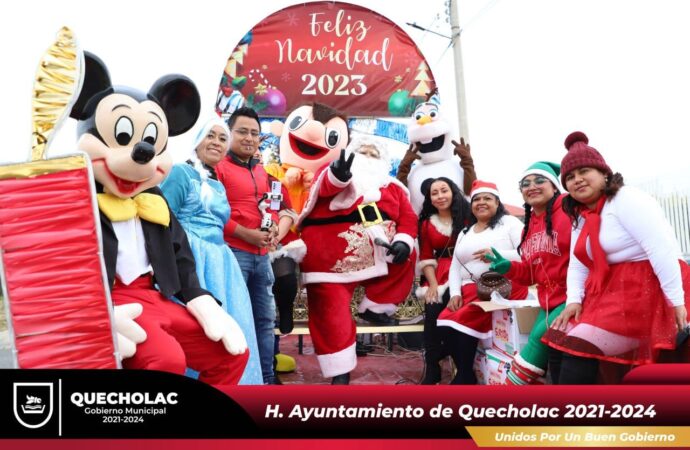 Crean desfile Navideño en Quecholac