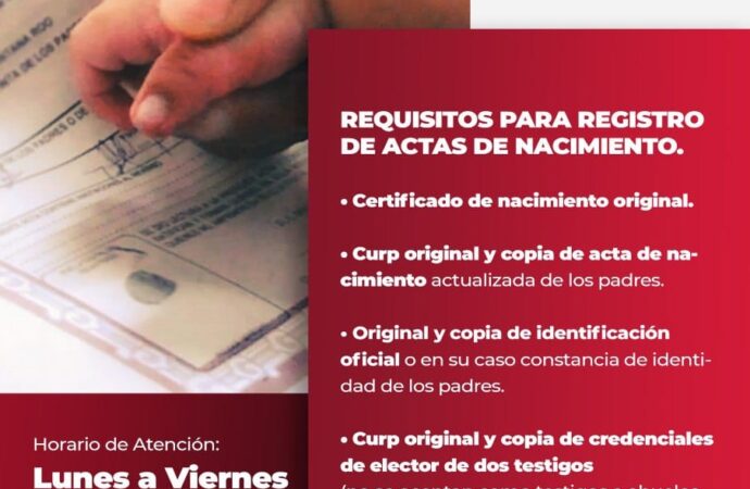Estos son los tramites que te ofrece Registro Civil de Quecholac.
