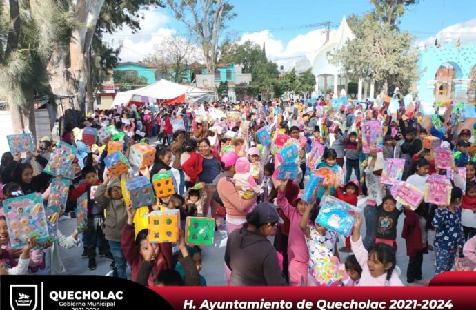 Llegan los Reyes Magos a Quecholac