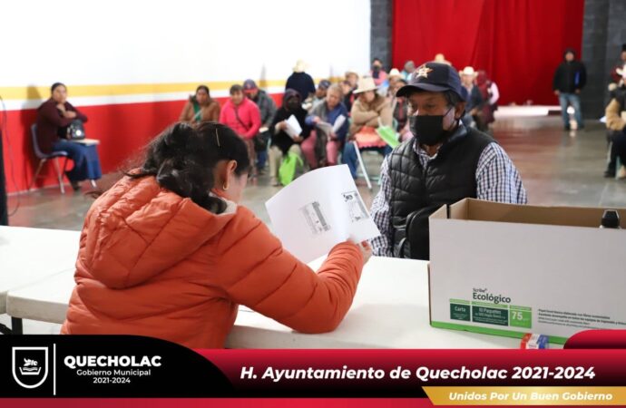 Generan inscripciones para apoyos al campo en Quecholac
