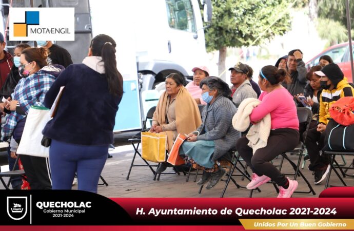 La Unidad Móvil del Seguro MotaEngil esta en Quecholac