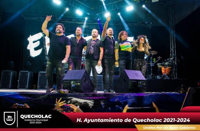 Llega el Grupo Elefante a Quecholac, ante mas de 15 mil espectadores.