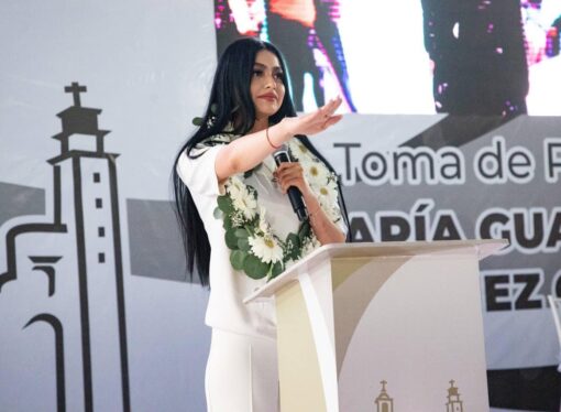 Realiza la toma de protesta la Primer Mujer Presidenta en Quecholac