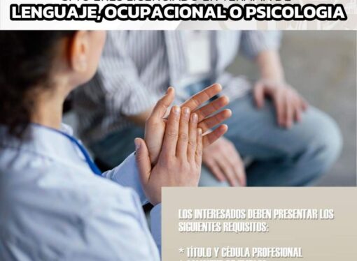 Hay vacantes para Fisioterapeutas en UBR Quecholac.