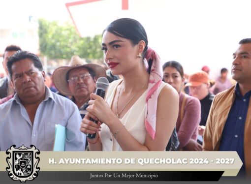 La Alcaldesa de Quecholac visita la comunidad de San Simón de Bravo
