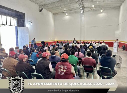 Conforman el Consejo de Desarrollo Rural Municipal en Quecholac