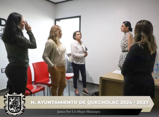 Ayuntamiento de Quecholac se reúne con personal de Jurisdicción y Delegación