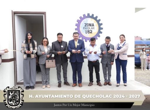 Inauguran las oficinas de la supervisión escolar 182 y de la delegación D-I-393 en Quecholac