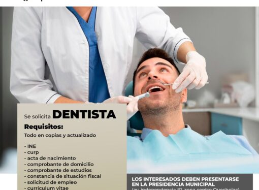 Convocatoria Abierta: Dentista UBR en el DIF de Quecholac