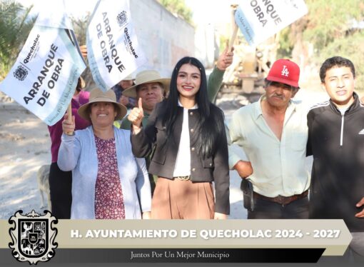 Dan Banderazo de Obra en Palmarito Tochapan