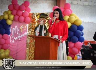 Acuden a la graduación del preescolar de Palmarito Centro.