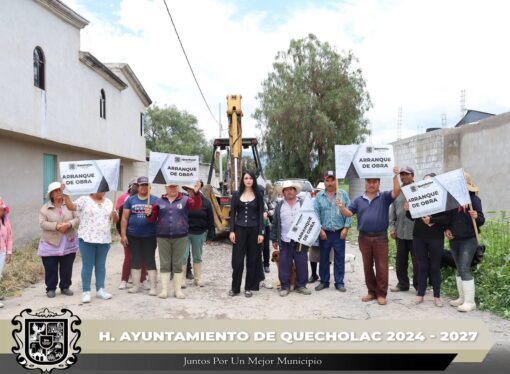 Dan Banderazo de Arranque de Obra en San José Tuzuapan