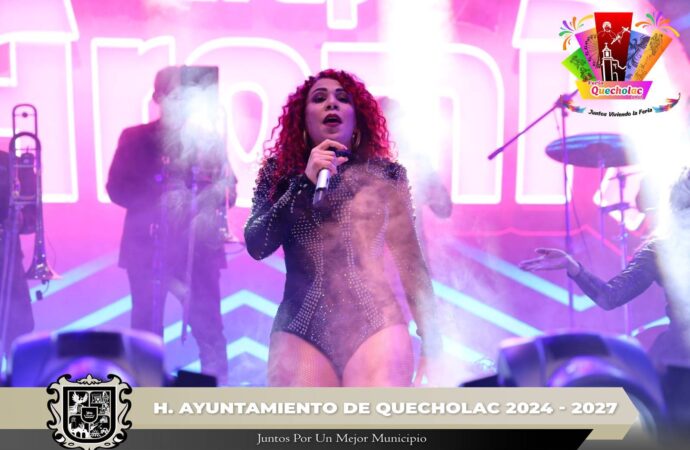 Grupo Aroma y la Exclusiva ABP presentes en el 6to. Baile de Feria en Quecholac