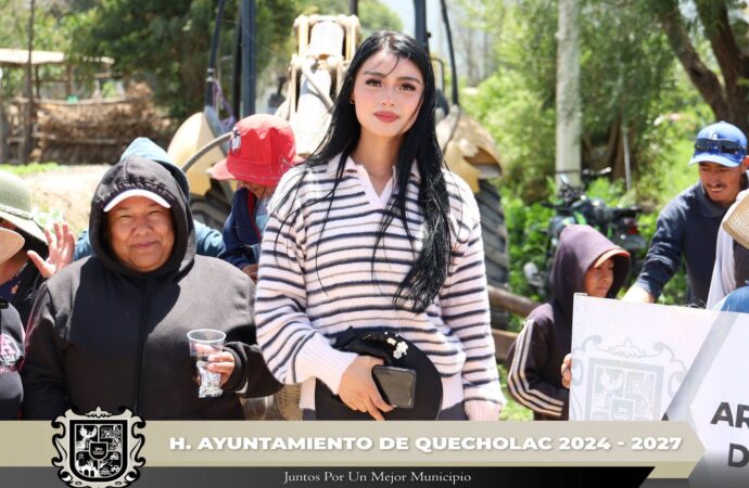 Realizan arranque de obra por ampliación de red de drenaje en la virgen Quecholac.