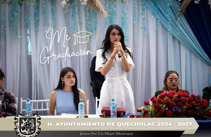 Acuden a graduación del preescolar Juan Rodríguez Puebla