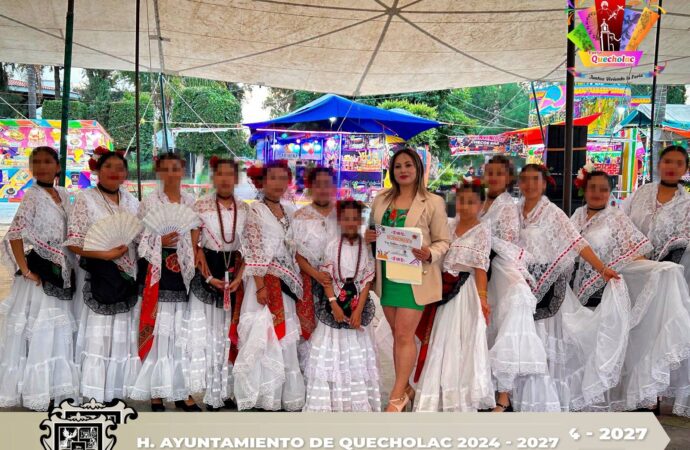 Organizan Encuentro Cultural en la feria de Quecholac 2025
