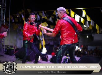 Mexicolombia y Banda La Quecholense en la feria de San Cayetano
