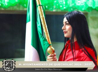 En Quecholac celebran el Grito del Inicio de Independencia por el CCXV Aniversario.