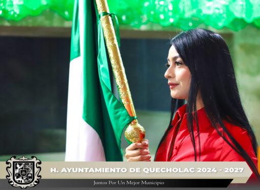 En Quecholac celebran el Grito del Inicio de Independencia por el CCXV Aniversario.