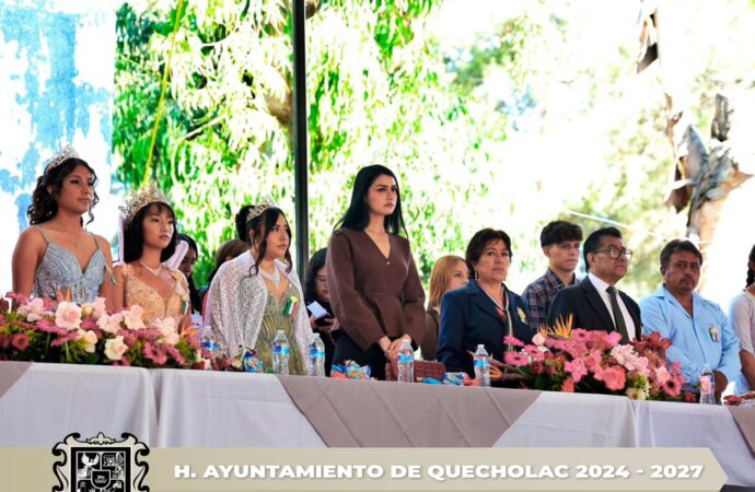 Organizan Desfile en Quecholac por el CCXV Aniversario del Inicio de Independencia.