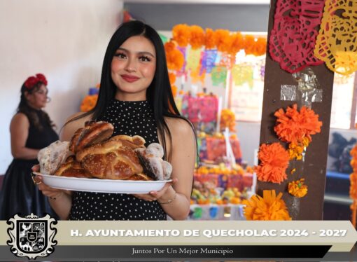 Realizan Exposición de Ofrendas en todo el Municipio de Quecholac