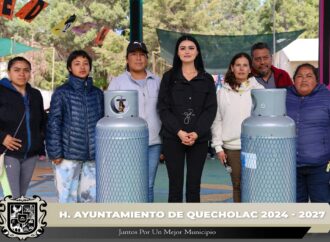 Brindan Apoyo para el comedor del jardín de niños Norma Augusta en Quecholac