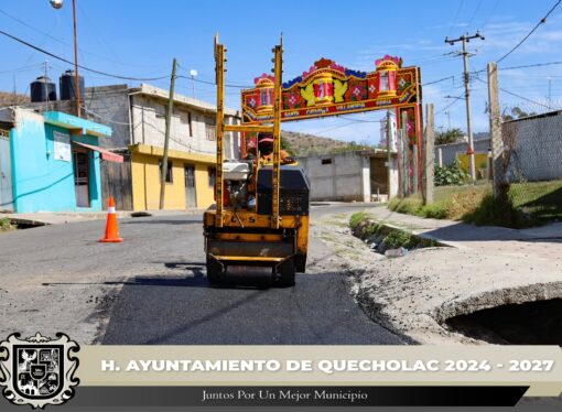 Realizan jornada de Bacheo en Santa Catarina Villanueva