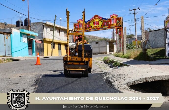 Realizan jornada de Bacheo en Santa Catarina Villanueva