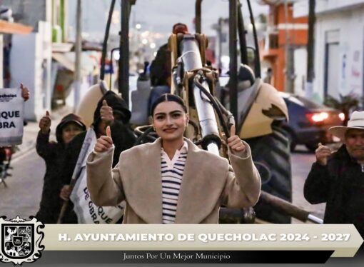 Dan Banderazo de Arranque de Obra en Palmarito Tochapan