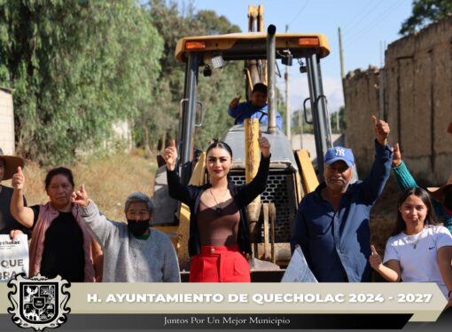 Dan Banderazo de Arranque de obra en Guadalupe Enriquez