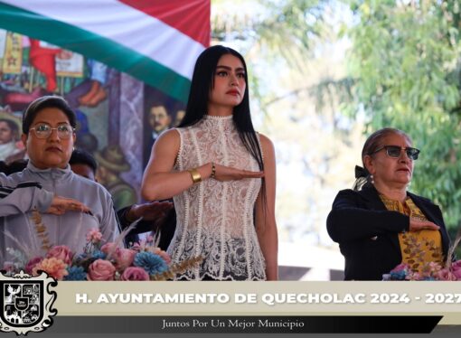 Celebran el CXV aniversario de la Revolución Mexicana con Desfile Deportivo en Quecholac