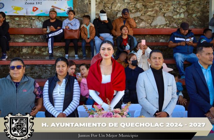 En Quecholac celebran los eventos Deportivos de la Zona Escolar 182