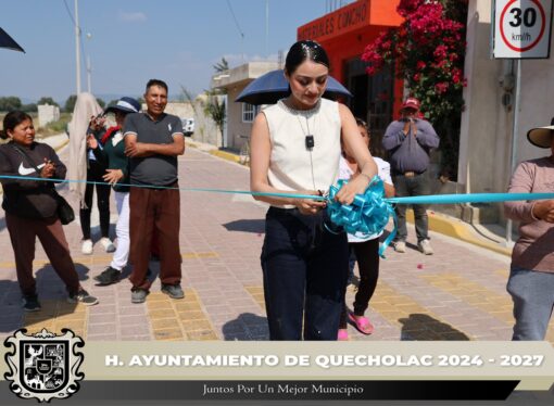 Entregan Obra en la compañía de Jesús por 1735 m2 de Adoquinamiento